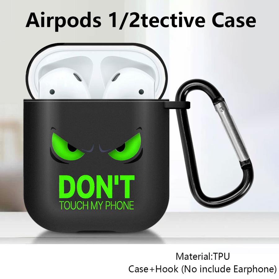 Funda de Silicona Cool con Ojos de Dibujos Animados para Auriculares Cover Case Para Airpods 2 1 4 Pro 3 Pro2 Pro3