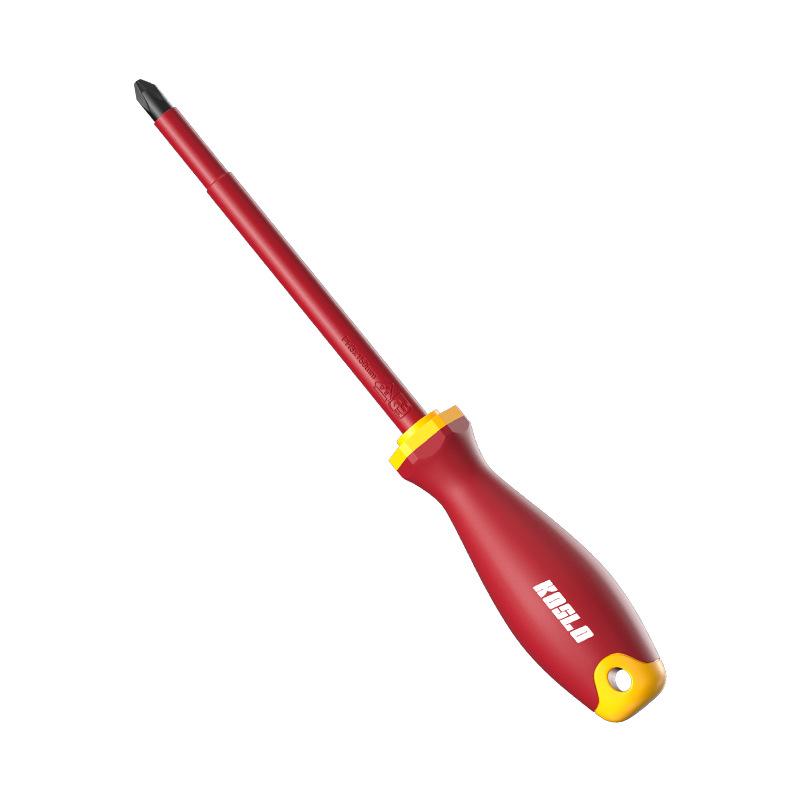 VDE Certified Insulated Screwdriver Set - Electrician's Phillips & Flathead, Anti-Shock Safety