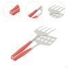 Kitchen Tongs Barbecue Clamp Anti Scald Fried Steak Turner for Meats,Pizza Pies,Burger