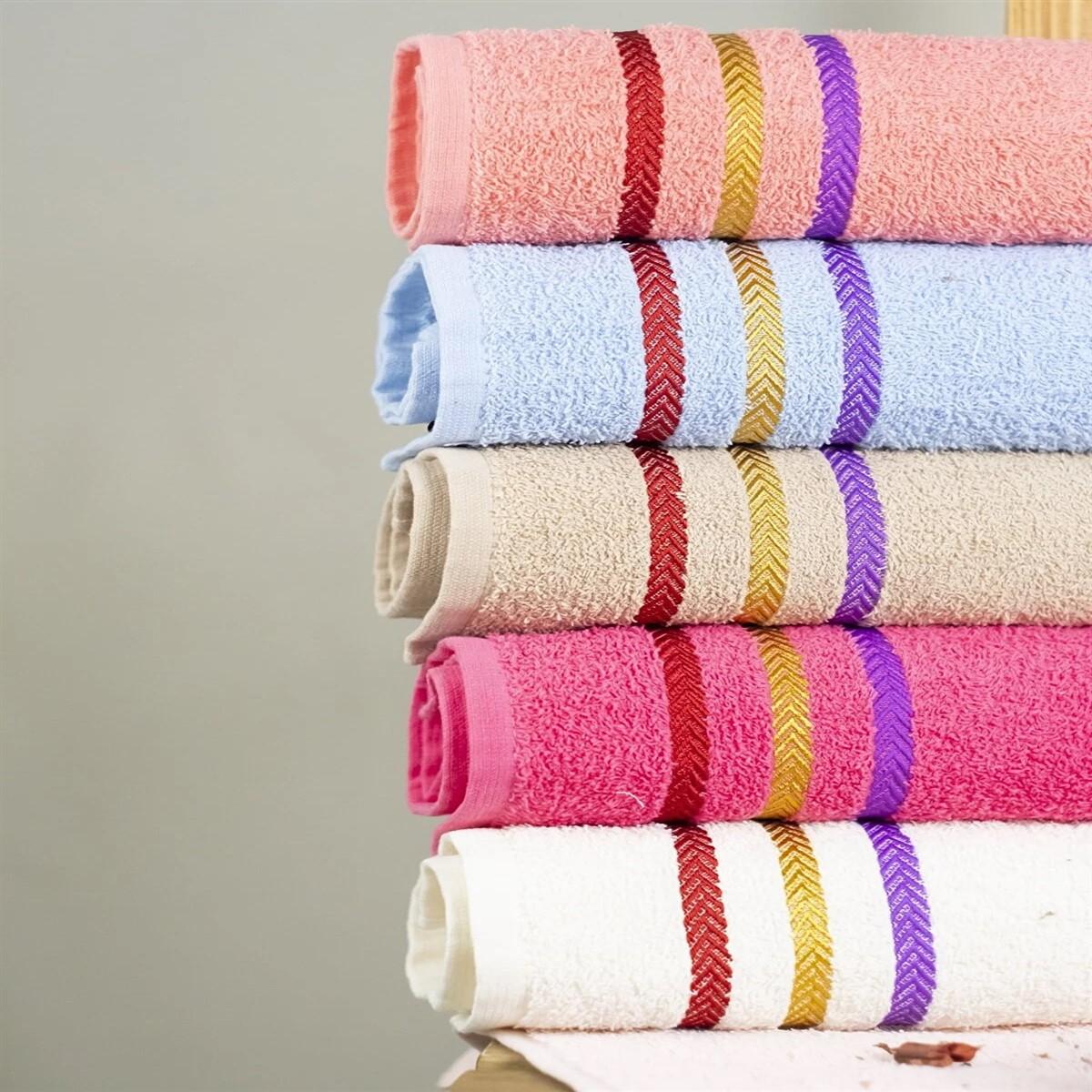 

Набір рушників для обличчя 6 предметів(50х90 см), Турецька 100% бавовна, добре вбирає, суперм’який, швидко сохне, яскраві кольори 50x90cm помаранчевий/рожевий