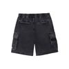 Li Ning Denim Shorts Men's Black Moderate AKSS075-2