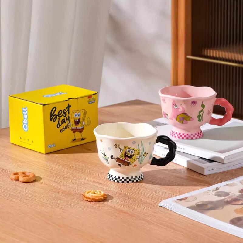 Ceramiczny kubek SpongeBob Kanciastoporty