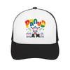 Proud Mama Support Pride Typography Mesh Baseball Cap Casual Hat Outdoor For Womens Unisex FeUnisex