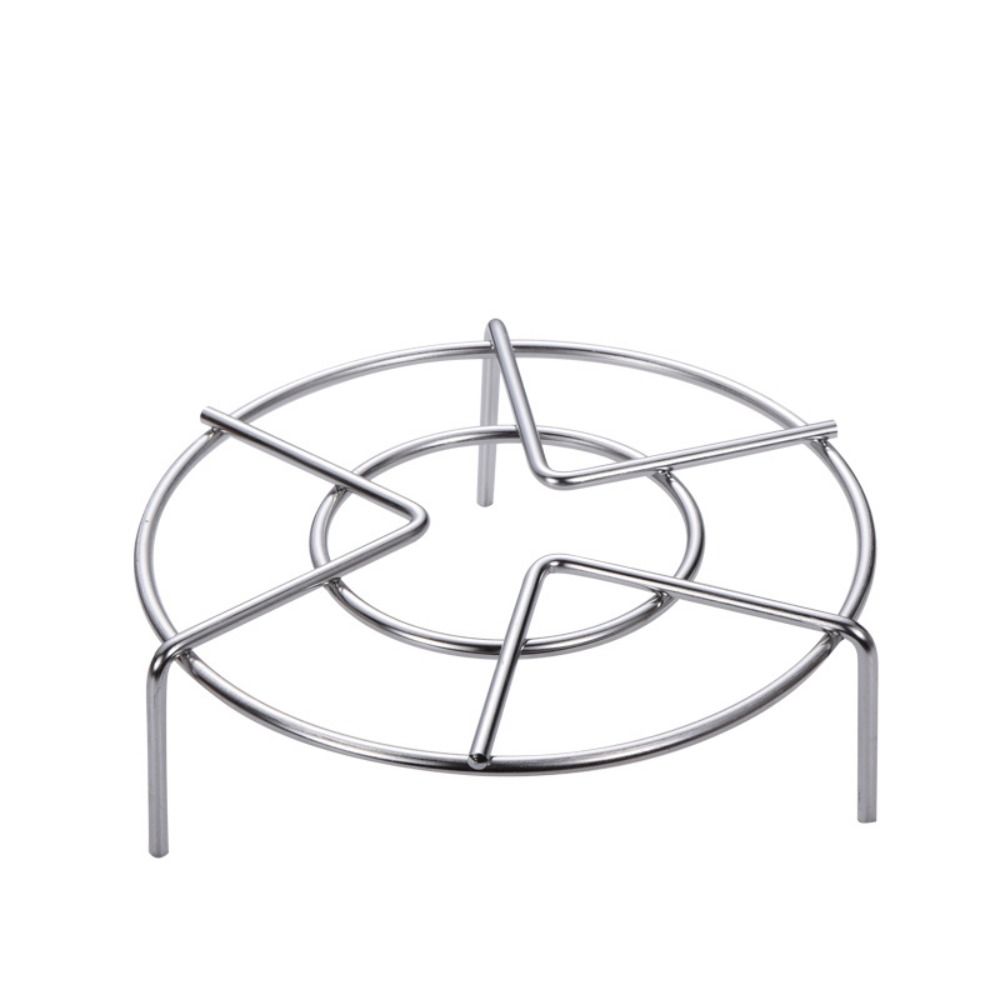 Stainless Steel Cookware Heat Resistant Kitchen Trivet Stand Steamer Steaming Tray Egg Steamer Rack