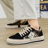 Men's Shoes Spring 2025 New Sports and Leisure Flat Baseplate Shoes Student Low-top Trendy Cloth Shoes Men's Canvas Trendy Shoes