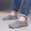 2025 Men's Vulcanized Shoes Comfortable Wear-resistant Slip-on Casual Shoes Summer Mesh Breathable Tennis Shoes Designer Brands