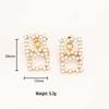 Exquisite Geometric Stud Earrings: Versatile High-End Fashion for Daily Wear