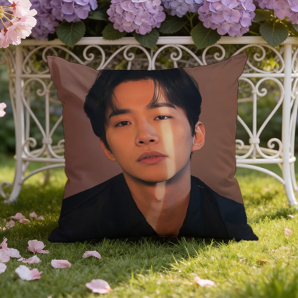 Kpop Lee J-Junho Cushion Cover Home & Car Dual-Scene Pillow Cover: Reversible for Premium Comfort