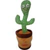 Dancing Cactus Soothing Plush Toy with Ring Toss for Children