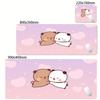 Large Kawaii Deskmat Game Mousepad BuBu DuDu Kawaii Mouse Pad With Lockedge Desktop Mat Size For Game Keyboard Pad For Gamer