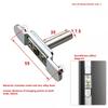 Aluminum Alloy Kitchen Balcony Sliding Buckle Lock Seat Screw Sliding Window Lock Seat Lock Nail Accessories