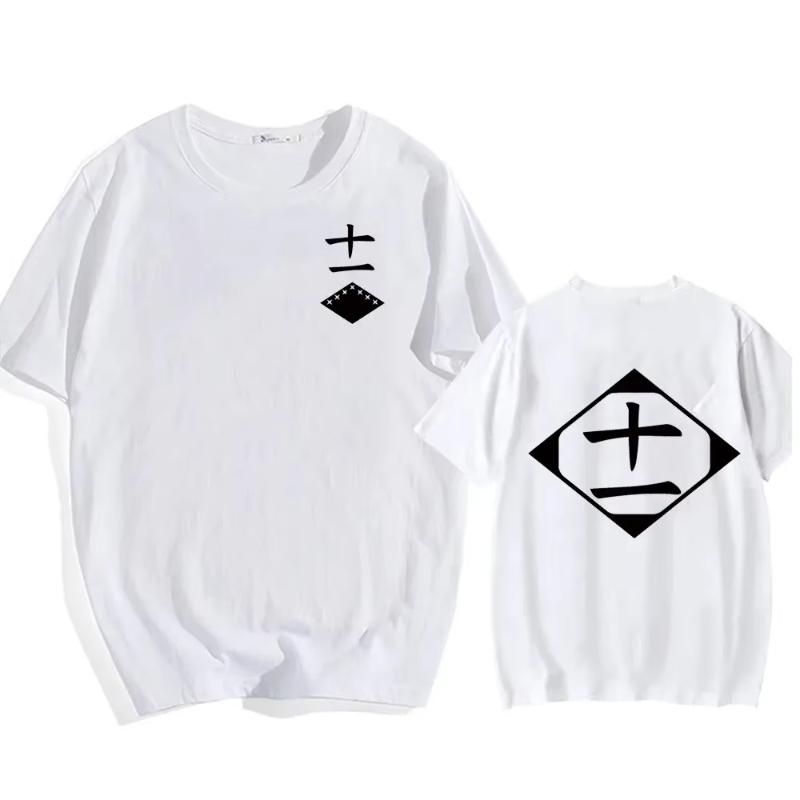 Hot Sale Anime Cotton T-Shirt Bleach Cosplay Shirt Zaraki Kenpachi Men Women O-Neck Short Sleeve Tee Fashion Tshirt for Fans