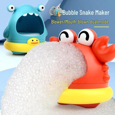 Shark & Crab Bubble Maker Bath Toy for Kids