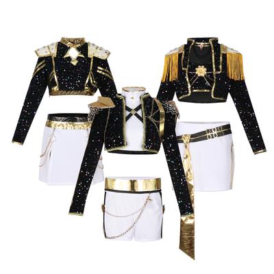 KPop Demon Hunters Movie Performance Costume Cos Costume Cosplay Women's Group Performance Costume Short Skirt