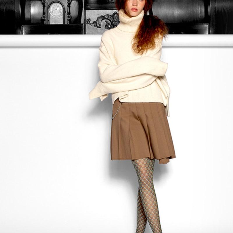 Romantic Tiger Bamboo Stone Knee High Stockings