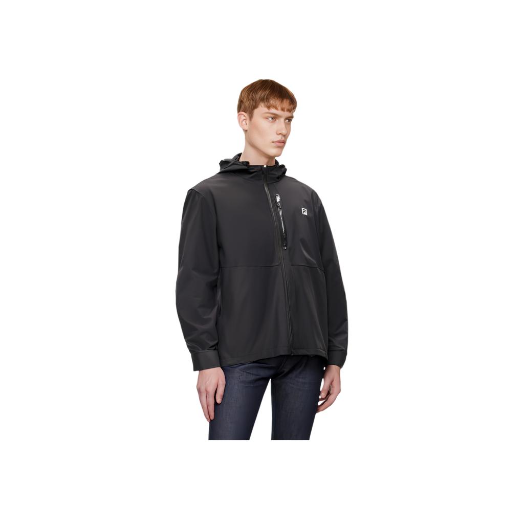 New FILA Fitness Series Jackets Coats Men's Pitch Black A11M411716F-BK