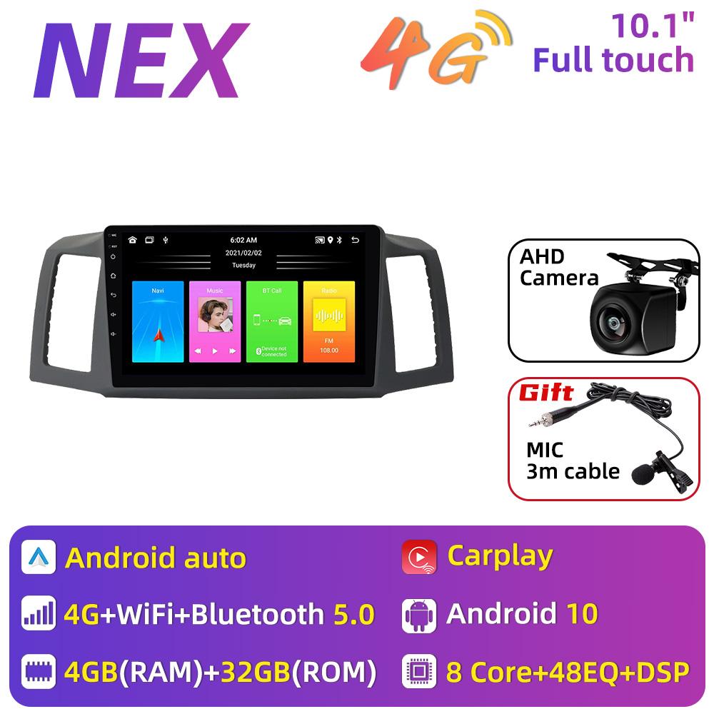 2 Din Android Multimedia pentru JEEP Grand Cherokee WK 2004-2007 Auto Radio Stereo Carplay Auto GPS Navigare Unitate Principală Autoradio