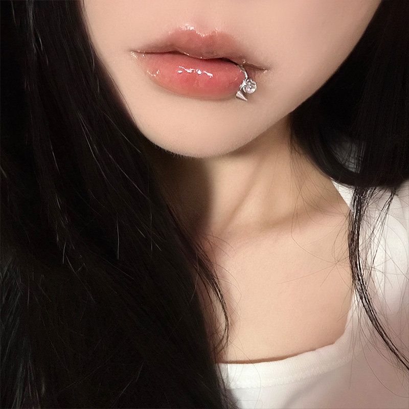 Raccon Raccoon Lip Dragon Claw Titanium Steel Lip Ring Labret Fashion Male Thread Opal Sexy Piercing Jewelry