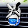 Car Air Freshener with Long-Lasting Perfume Fragrance Vent Clip-On Fan-Shaped Decorative Air Freshener