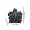 Sea Creature Chest Resin Storage Box Antique Bronze Treasure Organizer
