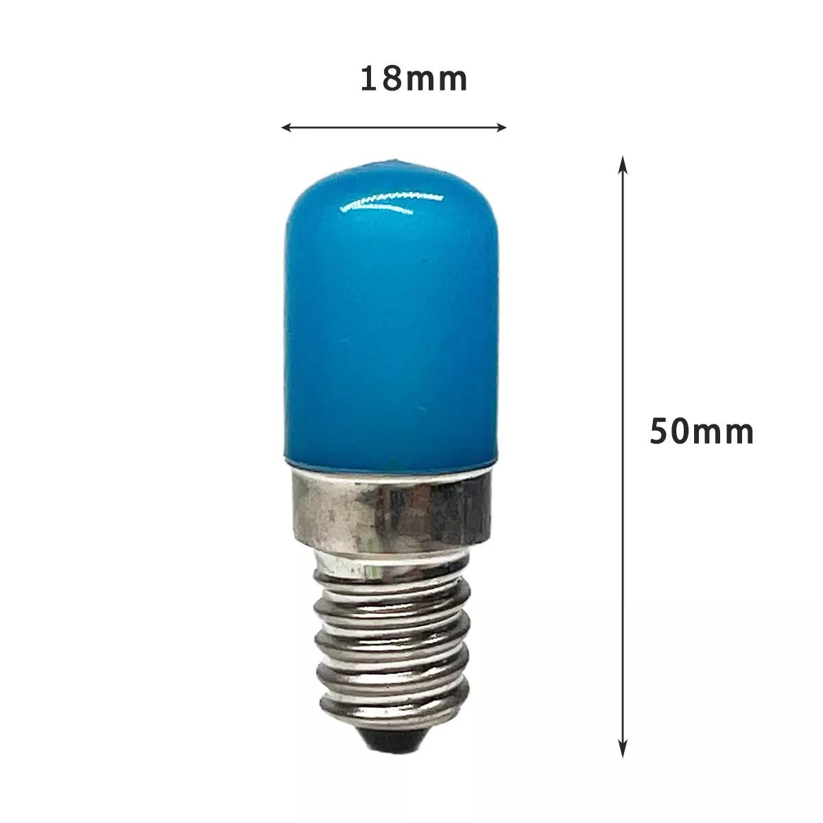 

2W Refrigerator Led Lamp Light Bulb E14 E12 Red Yellow Blue Green Indicator 220V Fridge Freezer Lights Replace 20W Halogen E12 110V синий