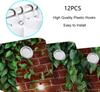 Red Brick Wall With Vines And Lights Pattern Waterproof Shower Curtain 180X200Cm Rustic Farmhouse Style Bath Curtain Home Decor