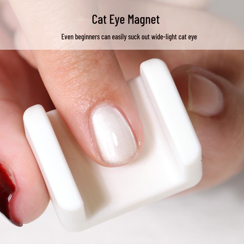 U-Shaped 5D Cat Eye Nail Art Magnet with Strong Magnetic Force