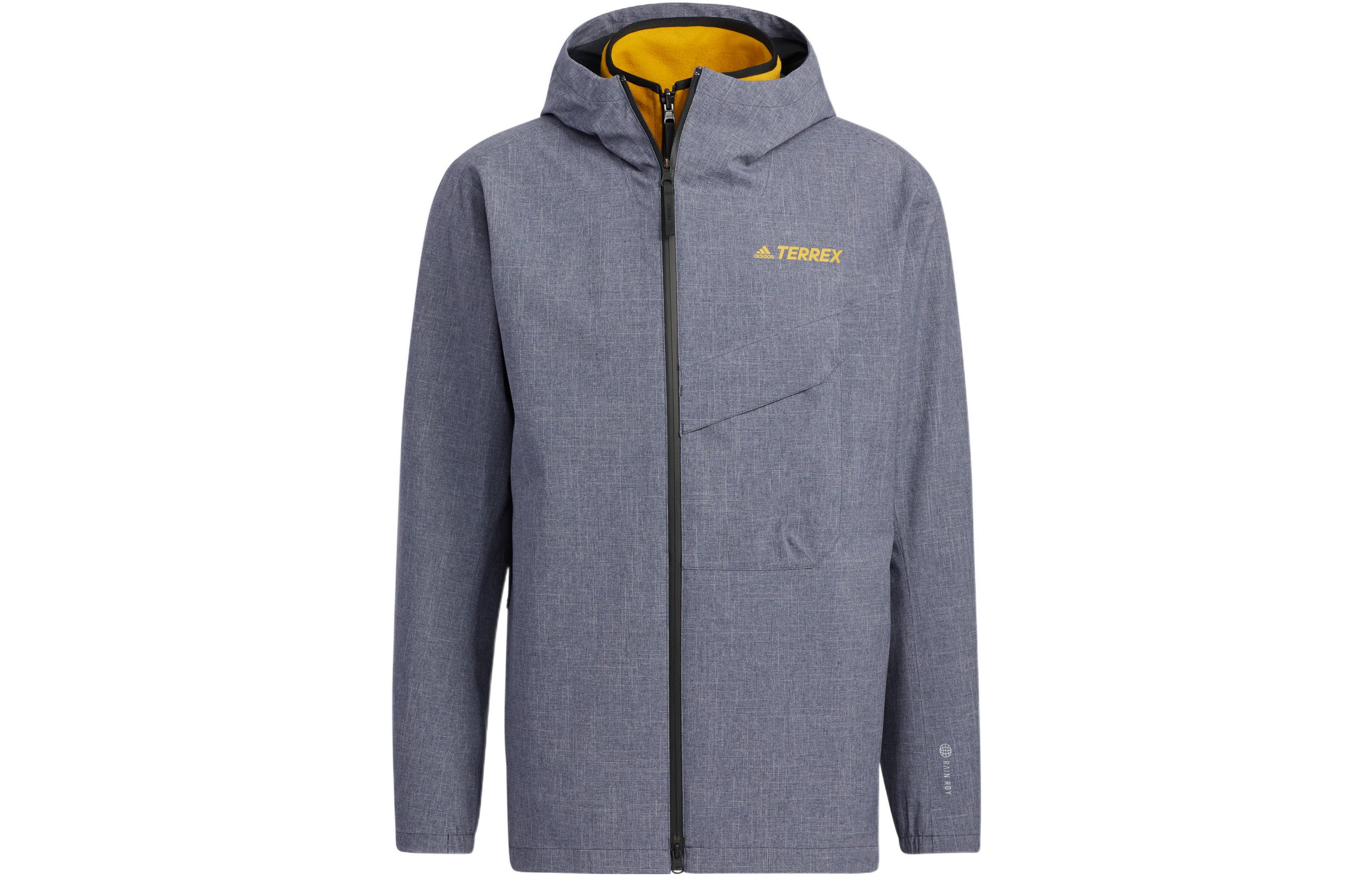 Adidas Jackets Unisex Gray Moderate HN2030 L