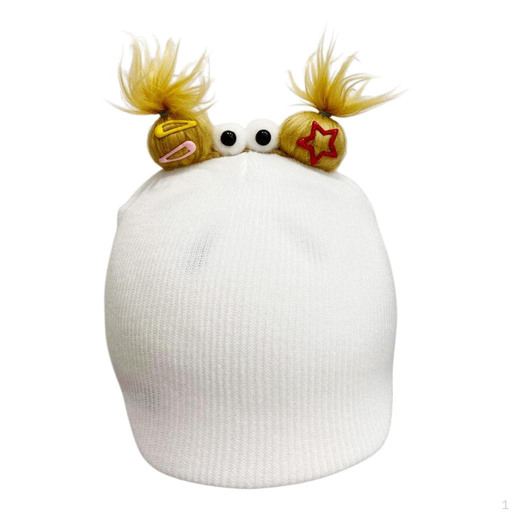 Cartoon-Themed Ski Helmet Decoration and Warm Covering
