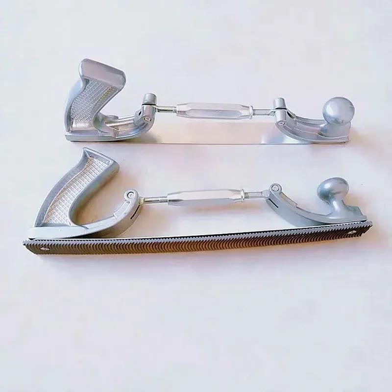 Car Body Polisher Files Coarse/Medium/Fine Adjustable Frame Milled Tooth Metal Panel Polishing Curved Steel File Holder Kit