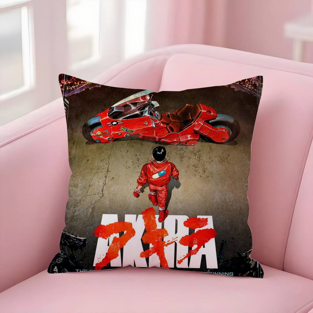 Anime Manga A-Akira Pillow Case Sofa Short Plush Double-sided HD Printing Room Home Office Gift Cushion Cover