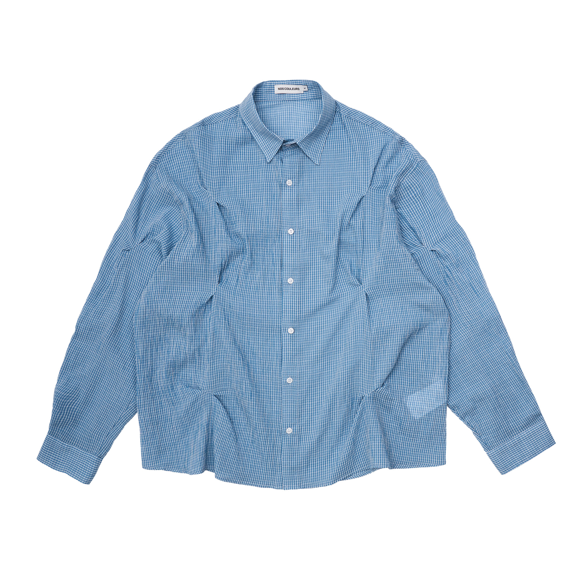 Nocoolers Summer Check Bite Shirts Sky Sky/2