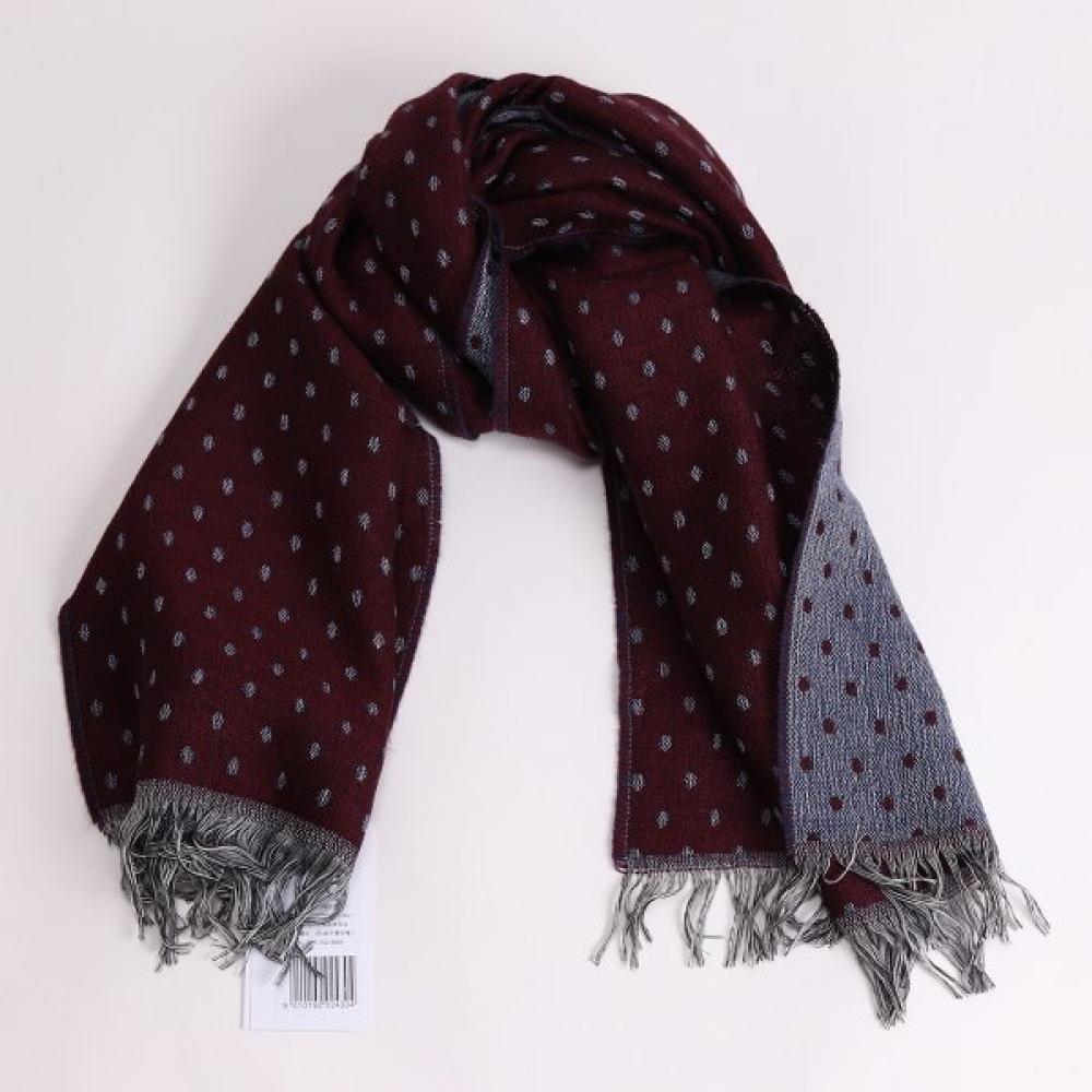 Il Moro Шарф Бордовый Синий 8589 614 Single option