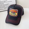 American Retro Baseball Cap Mesh Breathable UPF50+ Unisex Hip Hop Streetwear Adjustable Vintage Sun Hat