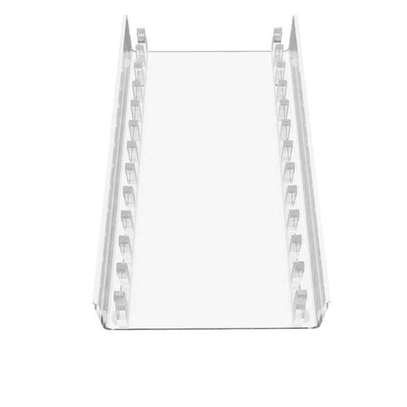 Clear Acrylic Display Stand For Console Disks Game Case Holds 12 Titles Space Saving Design