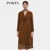 PORTS Women's Autumn/Winter Wool Blend Coat