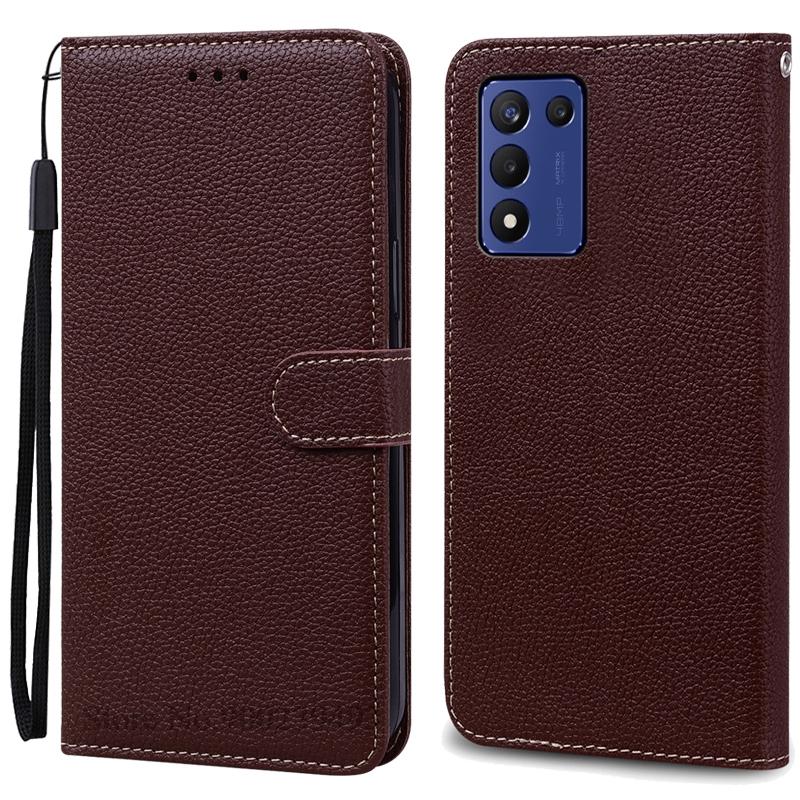 For Realme Q3S Case Flip Leather Wallet Cover For Realme Q3s Case Soft Silicone Book Wallet For Realme Q3s Cover Coque Fundas