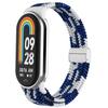 Flettet stropp for Xiaomi Mi Band 8 Elastisk Nylon Solo Loop Justerbart klokkebånd Magnetisk spenne armbånd for Miband 8 NFC
