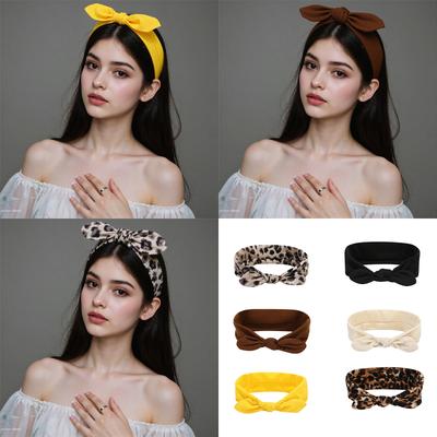 Adjustable Elastic Headwrap Breathable Fabric Hairband Face Washing Hair Band For Sport Skincare Workout And Daily Wear