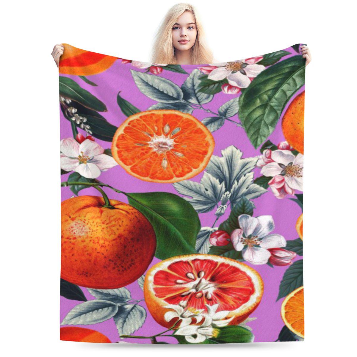 

Vintage Fruit Pattern X Custom Warm Decorate Home An UltraSoft Micro Fleece Blanket 75x100cm 30x40in