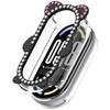 Diamond PC Protective Case Anti-Scratch Cute Bear Screen Protector Bling Hollow Decorative Watch Bumper for Xiaomi Band 9