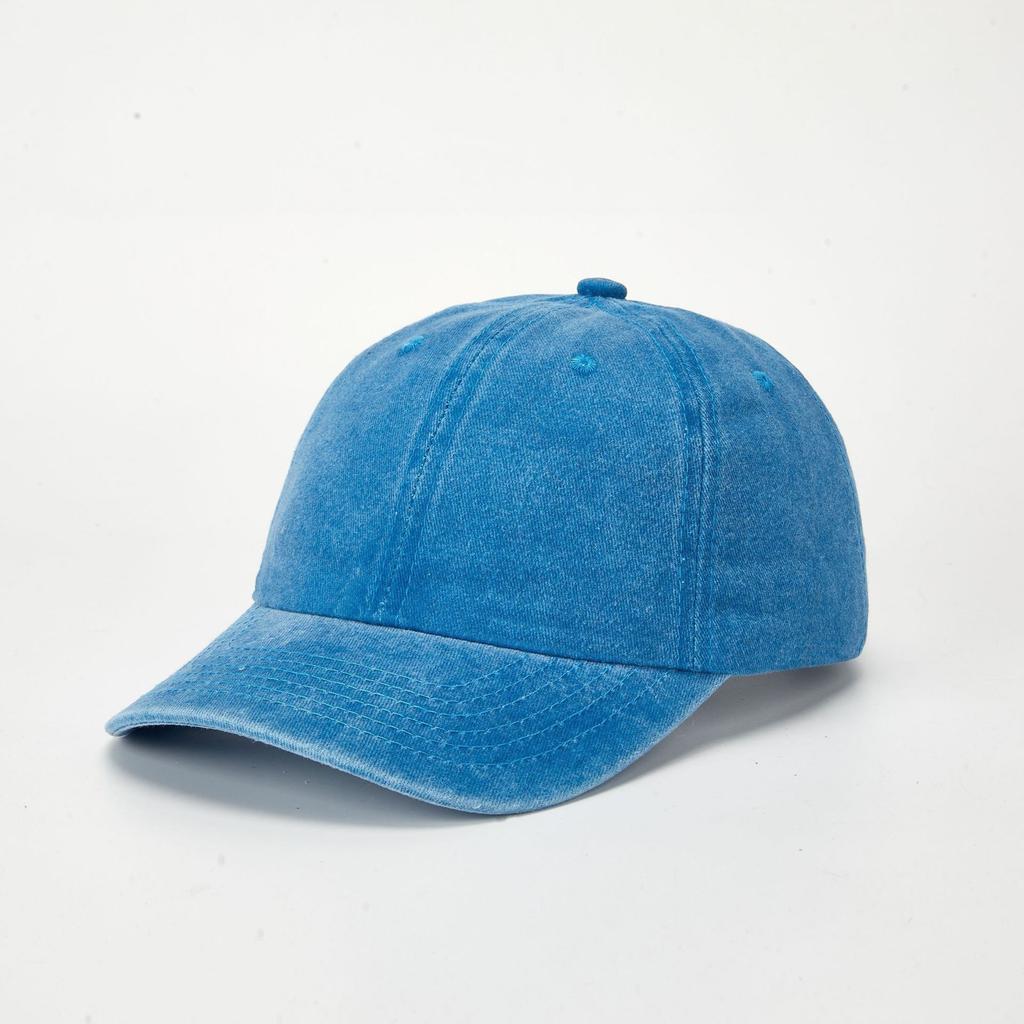 Solid Color Light Board Washed Baseball Cap, Children's Spring and Summer Old Men's and Women's Retro Cap