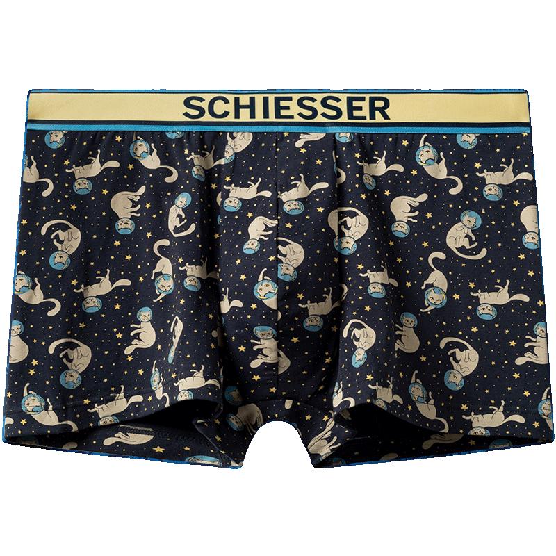 

Schäffer Men s Fresh Series Printed Cotton Boxer Briefs XL