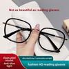 Large Frame HD Anti-Blue Light Reading Glasses for Men & Women - Ultra-Light, Portable, Eye Protection