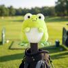 Holz Schlägerhaube Gestrickter Frosch Golfschlägerabdeckung Entzückend für Golfer