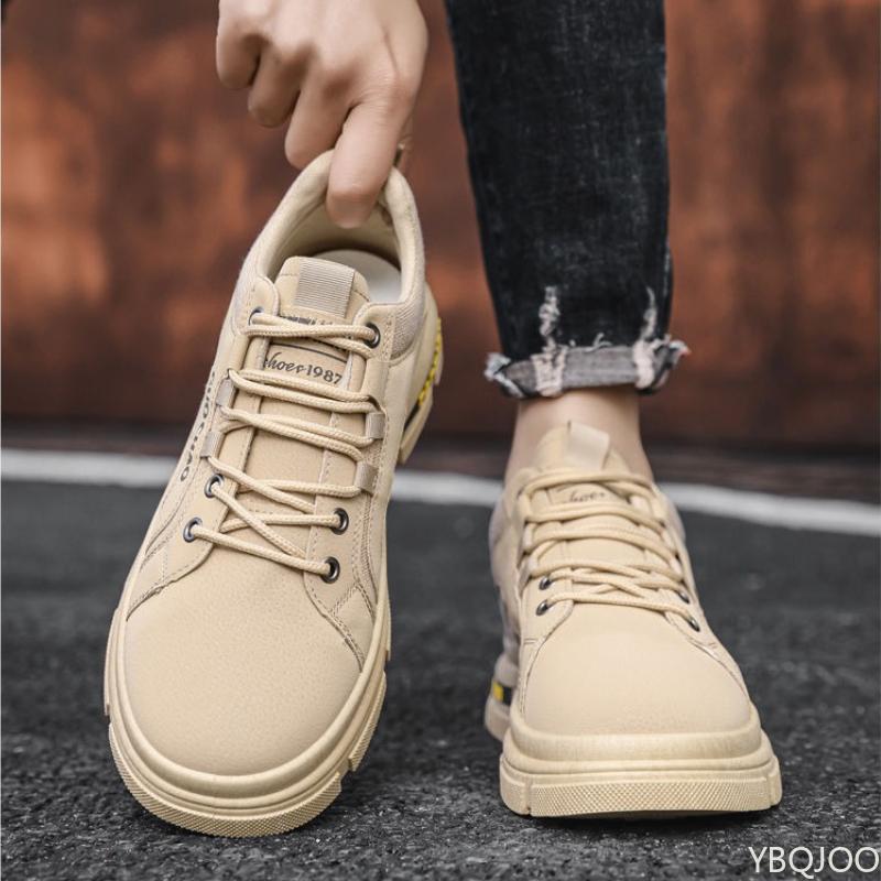 Spring Autumn Style Anti Slip Wear-resistant Casual Board Shoes Simple Comfortable Daily Lightweight Fashionable Men's Shoes