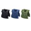 WW2 Militärzubehör Brick City Polizeikräfte Helm Rucksack Schwere Rüstung Weste Baustein Soldatenfiguren Waffe Kinderspielzeug