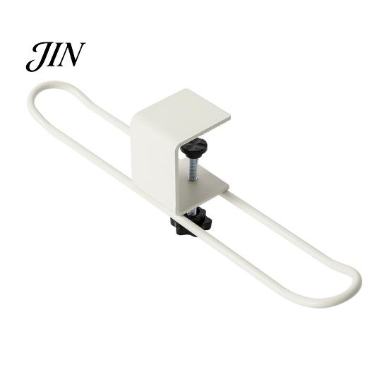 Table Edge Storage Hook Clamp-On Hook, Adjustable No Punch Durable Carbon Steel Desktop Easy Install Desk Rack Organizer, Space Saving for Bags