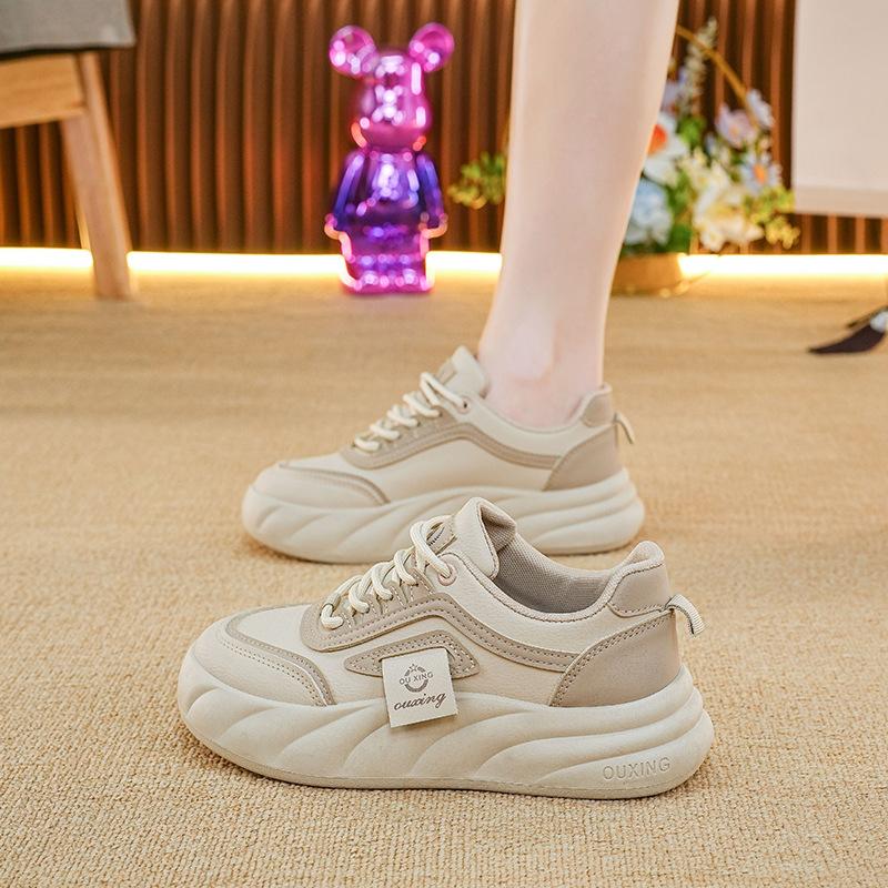 Little White Shoes Women's Spring New Ins Trendy Girl Student Platform Sports Shoes Versatile Casual Shoes