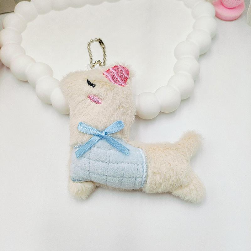 Cute Cartoon Alpaca Plush Doll Toy Keychain Pendant Kawaii Backpack Hanging Ornaments Creative Bag Decoration Accessories Gifts